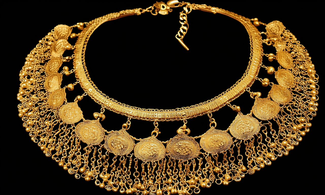 黄金泰国项链图片